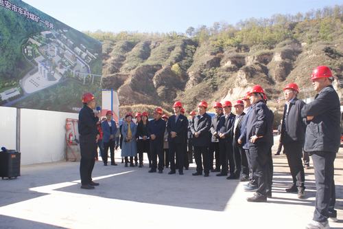 陜西省人大代表對(duì)陜煤建設(shè)礦建二公司車村項(xiàng)目開(kāi)展調(diào)研