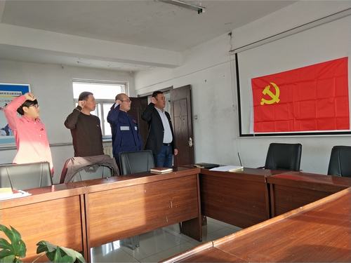 陜煤建設(shè)集團洗選煤運營公司檸條塔運營項目部黨支部開展“憶初心、明職責(zé)、當(dāng)先鋒”主題黨日活動