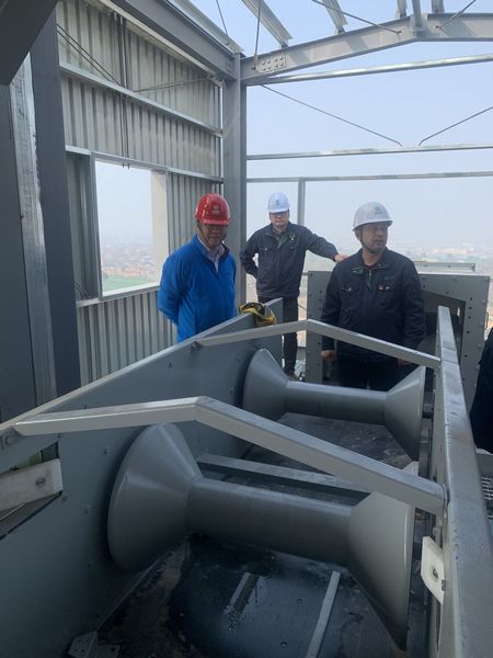 中央儲備糧新建項目領(lǐng)導(dǎo)小組組長、副總經(jīng)理王錄印蒞臨中儲糧項目部檢查指導(dǎo)工作