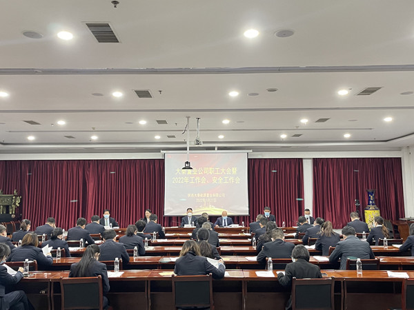 建設(shè)集團大秦置業(yè)公司召開職工大會暨2022年工作會、安全會