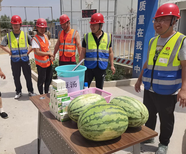 陜煤建設(shè)咸陽分公司第九項目部:不服“暑”，戰(zhàn)高溫