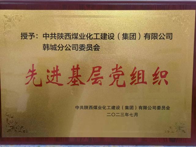 陜煤建設(shè)韓城分公司：黨建引領(lǐng)聚合力 榮譽(yù)“雙花”并蒂紅