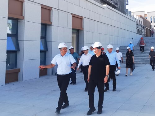 陜西省審計廳黨組成員、副廳長牟軍利一行蒞臨中共榆林市委黨校新校區(qū)建設項目檢查指導工作