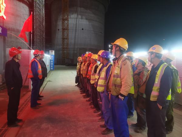 陜煤建設(shè)天工公司彬長660MWCFB示范電廠工程項目部：凝心聚力拼百日，齊抓共管保安全