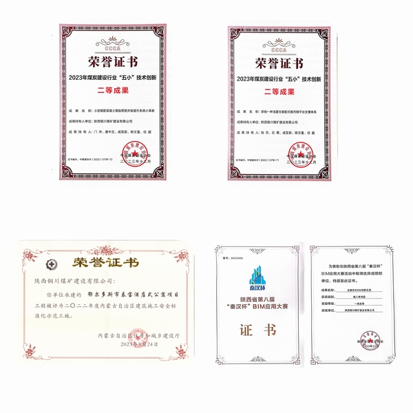 陜煤建設銅煤公司年終盤點！創(chuàng)優(yōu)成績單