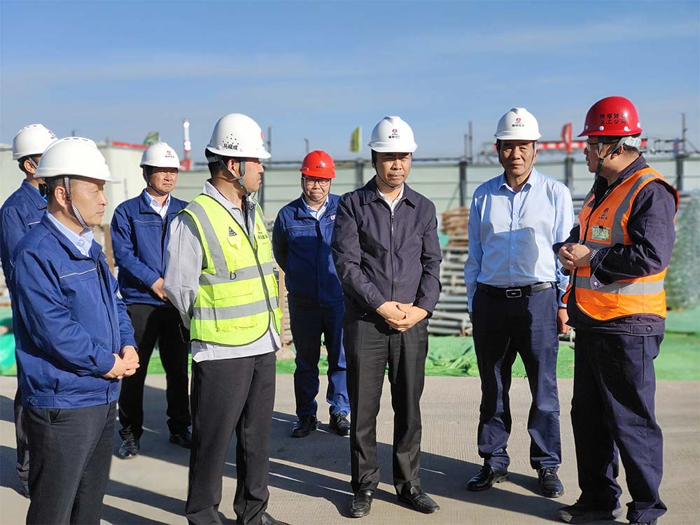 陜煤集團(tuán)副總經(jīng)理宋召軍深入天工公司項目一線檢查指導(dǎo)