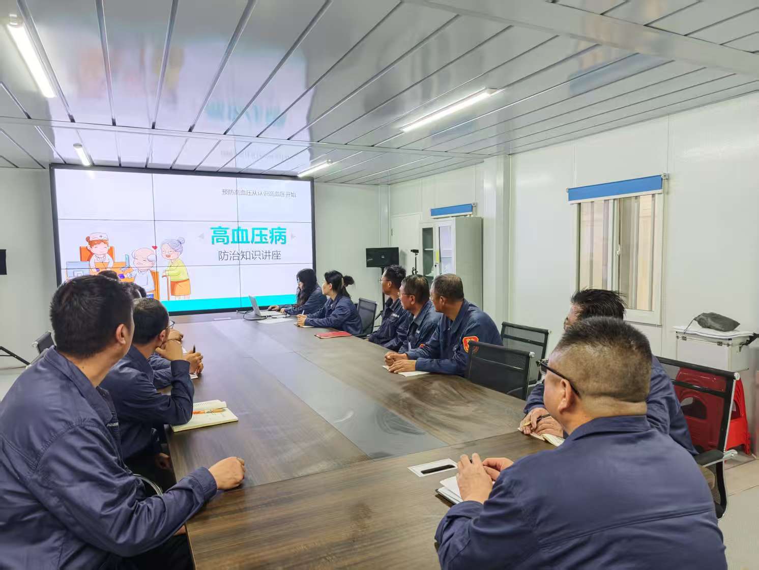 陜煤建設韓城分公司土建四項目部同筑健康防線，共守職工美好明天