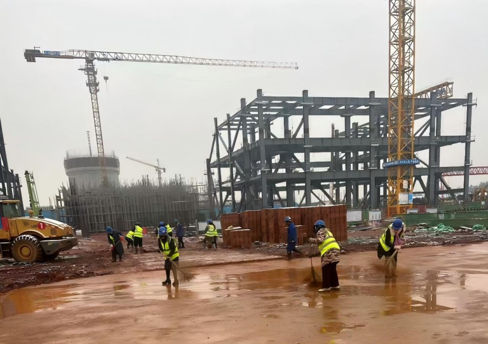 陜煤建設(shè)西北分公司汨羅電廠樁基工程項(xiàng)目部頂風(fēng)冒雪堅守施工一線