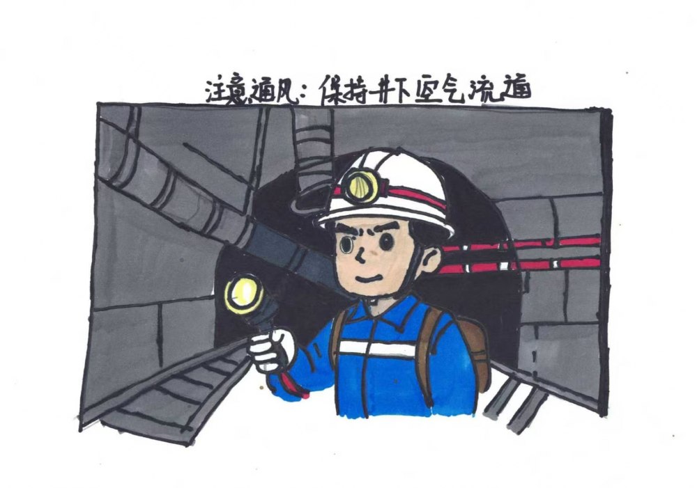 井下安全“四字訣”：通風(fēng)、滅火、逃生、提能