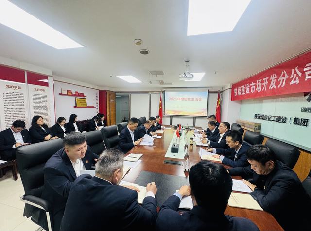 深查細(xì)照促提升	 凝心聚力拓市場—陜煤建設(shè)市場開發(fā)分公司黨支部召開2025年度組織生活會(huì)