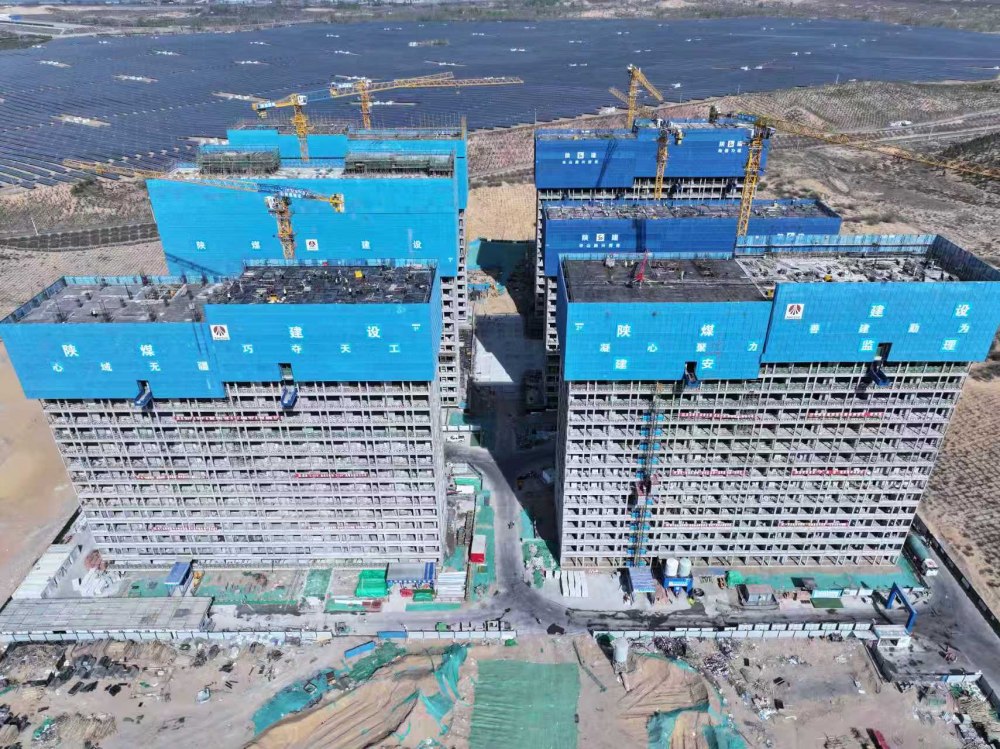 榆林化學倒班宿舍2#樓提前封頂，開啟項目交付新征程