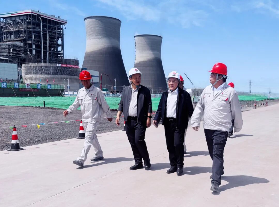 王明智深入陜煤合川電廠項目檢查指導(dǎo)工作